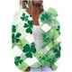 thumbnail image 2 of Cárdigan informal de punto con estampado del Día de San Patricio para mujer, abrigo con botones, 2 of 5