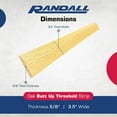 thumbnail image 3 of 3 FT -3 1/2" Wide X 5/8" High Pre-Finished Oak Half Threshold (Butt up Threshold), 3 of 3