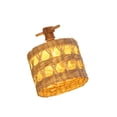 thumbnail image 5 of Newgarden Outdoor Shaded String Light Alba, Solar, Jute Cable 26 ft 10x 35-Lumen LED Handmade, 2 Watts, 5 of 6