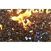 Element Fireglass 1/4" Copper Reflective Fire Glass, 10 lb