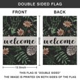 thumbnail image 4 of Spring Summer Multicolored Flower Leaves Garden Flag 12.5x18 Inch Double Side for Outdoor Courtyard Garden Decor Flowers Welcome Holiday Flag for Outside Decoration, 4 of 4