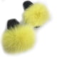 thumbnail image 1 of Mimigo, sandalias deslizantes de piel de zorro Real para niños pequeños, zapatillas peludas de verano para niños pequeños, chanclas, zapatos planos, 1 of 1