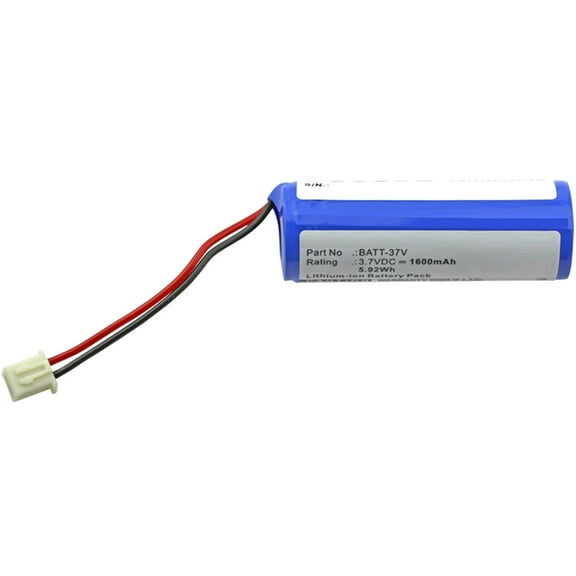 Batteries N Accessories BNA-WB-L7213 Equipment Battery - Li-Ion, 3.7V, 1600 mAh, Ultra High Capacity Battery - Replacement for Extech BATT-37V Battery