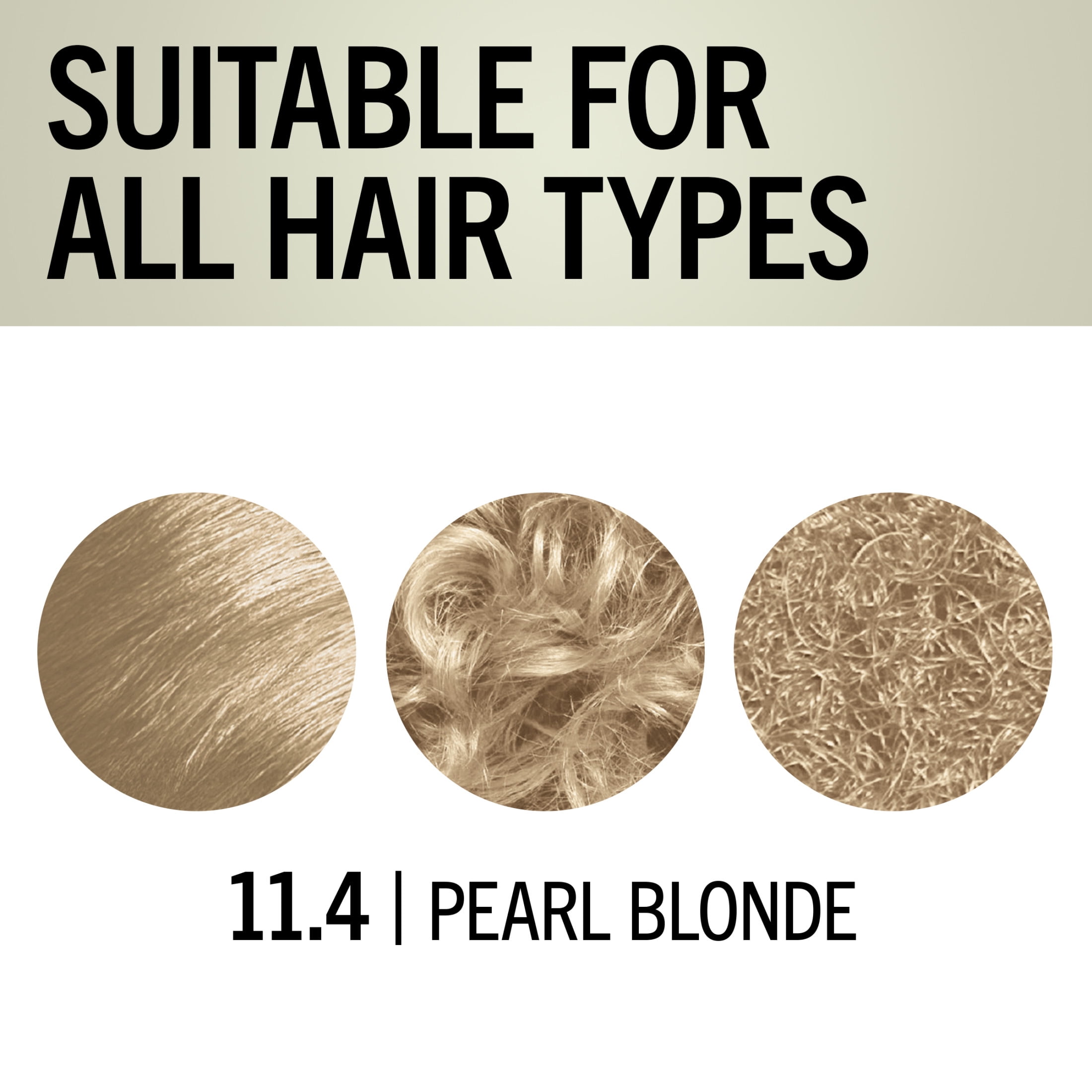 Schwarzkopf Keratin Blonde Hair Dye Pearl Blonde 11.4, Hi-Lift Permanent Color, 1 Use
