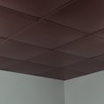 thumbnail image 2 of FASÄDE Square Decorative Vinyl 2ft x 2ft Lay in Ceiling Panel in Oil Rubbed Bronze (5 Pack), 2 of 5