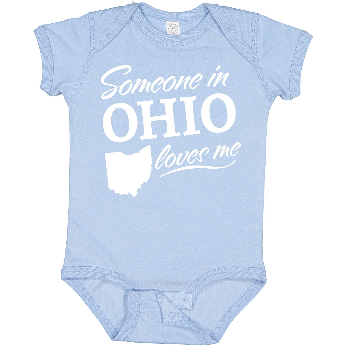 Inktastic Someone in Ohio Loves Me Boys or Girls Baby Bodysuit