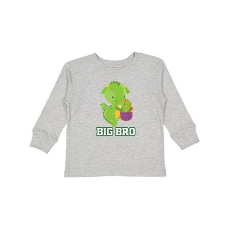 

Inktastic Brother Dragon Boys Big Bro Gift Toddler Boy Girl Long Sleeve T-Shirt