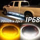 thumbnail image 3 of Luces De Tira De Paso Lateral, Luz De Puerta Trasera De Pedal De Coche De Alto Brillo, ámbar, 800LM Para Camioneta, 3 of 7