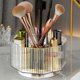 thumbnail image 3 of 360 Rotating Makeup Organizer, Spinning Makeup Brush Holder with 5 Slot Cosmetic Display Case Skin, 3 of 5