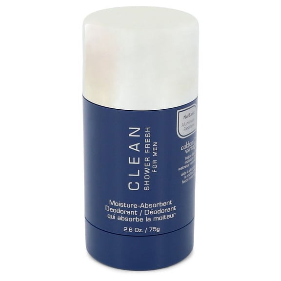 Shower Fresh Moisture-Absorbent Deodorant Stick by Clean for Men - 2.6 oz Deodorant Stick