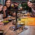 thumbnail image 2 of Anneau de Lancer en Bois Double Interactif Jeux Compétitifs, 2 of 8