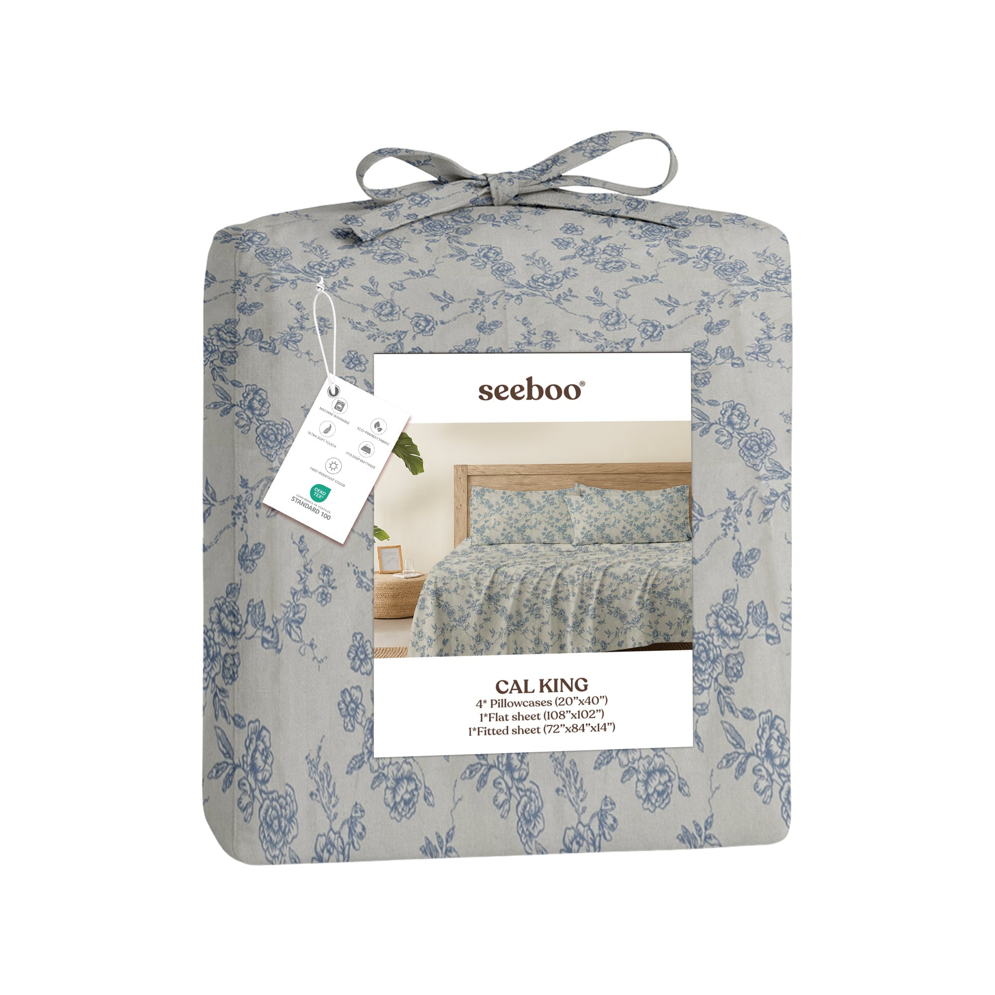 6-Piece Microfiber Bed Sheets ? Ultra-Soft, Wrinkle-Free, Deep Pocket Fit