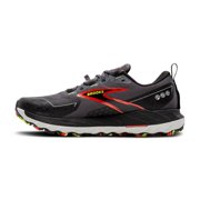 Brooks Men’s Cascadia 18 GTX Waterproof Mountain Trail Running Shoe - Blackened Pearl/Black/Tomato - 8.5 Medium