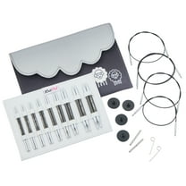 KnitPro-Karbonz Dlxe Interchangeable Knitting Needle Set 4"-Set Of Nine