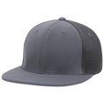 thumbnail image 1 of Pacific Headwear ES341.059.XS Premium M2 Performance Trucker Flexfit Cap, Graphite - Extra Small, 1 of 1