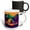 Multicolor, variant on 3drose, Decorative Colorful Image of a Tent and Mountains. Happy Camper Gift, 11oz Mug