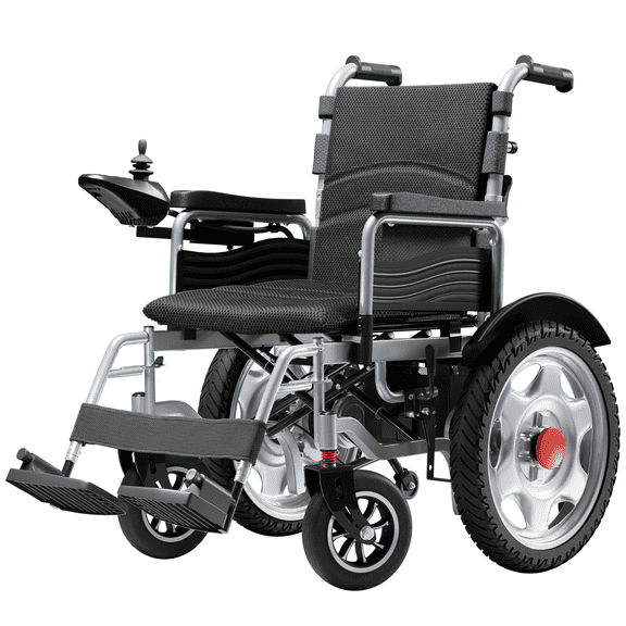 Edcsi Electric Wheelchairs for Adults, Lightweight Electric Wheelchair, Foldable Travel Motorized Wheelchairs for Seniors, Compact Fold Power Wheelchair, Folding Portable Mobility Scooter