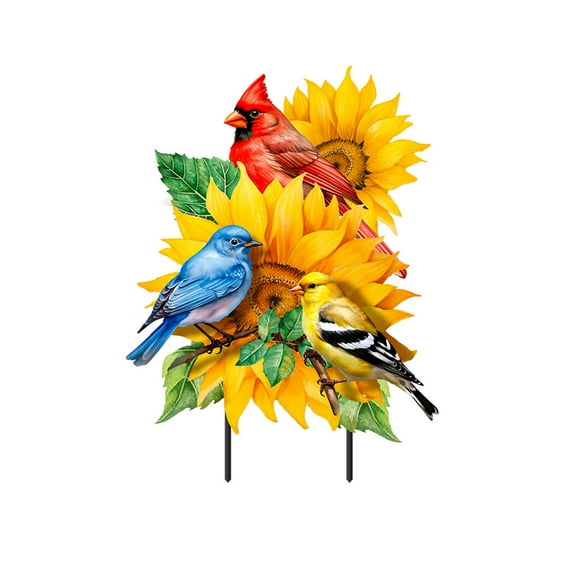 Briarwood Lane Birds in the Garden Metal Art