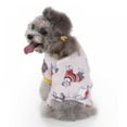 thumbnail image 5 of Pet Dog Christmas Outfits,4-Legged Flannel Cartoon Pattern Warmer Clothes Doggie Costume,Soft Thickening Warm Winter Sweatershirt for Small Medium Dogs, 5 of 10