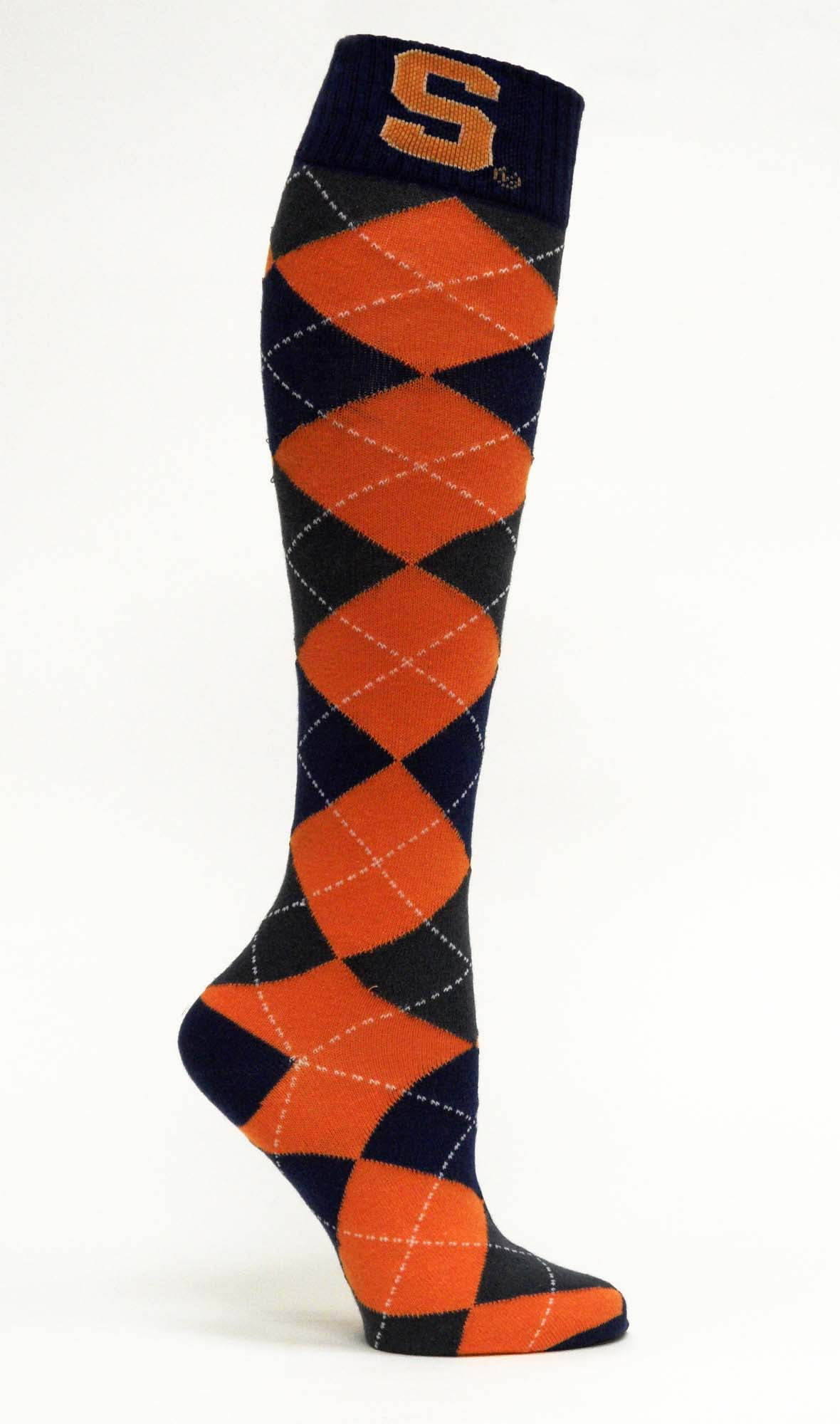NCAA Syracuse Orange Argyle Dress Socks 