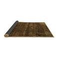 thumbnail image 2 of Ahgly Company Indoor Round Abstract Brown Modern Area Rugs, 8' Round, 2 of 4