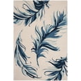 thumbnail image 3 of SAFAVIEH Allure Mandy Floral Wool Area Rug, Beige/Blue, 5' x 8', 3 of 8