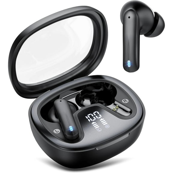 AI Language Translation Earbuds, 3-in-1 Translation Earbuds Real Time with 4 Translation Modes,135 Language Bluetooth 5.4 Translator Ear Buds,45H, IP7,Earbud Device for Travel/Business/Leaning, Black