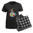 thumbnail image 5 of CafePress - Biewer Yorkie Cup Pajamas - Women's Short Sleeve Print T-Shirt and Pants Dark Cotton Pajama Set, 5 of 7
