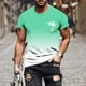 thumbnail image 1 of Tops para hombre, blusas y camisas de manga corta con cuello redondo para hombre, jersey informal de moda con estampado de cuello redondo para hombre, pantalones cortos deportivos para fitness, blusa, 1 of 5