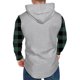 thumbnail image 4 of Sudadera con capucha para hombre, informal, de moda, de manga larga, lisa, con capucha, blusa de poliéster., 4 of 4