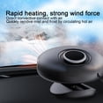 thumbnail image 4 of Hvmvliv Vehicle Heater 24V Portable Car Heater and Defroster, 2-in-1 Cool & Heating Function, 360 Degree Adjustable, Plugs into Cigarette Lighter for All 24V Vehicles Black, 4 of 9