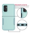 thumbnail image 4 of for Samsung Galaxy A13 5G Heavy Duty Armor Shockproof Tough Hybrid Dual Layer Rubber Drop Protection Soft Bumper Rugged Protective Phone Cover 2 IN 1 Case for Galaxy A13 5G -Turquoise, 4 of 6