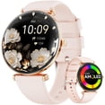 thumbnail image 1 of Smartwatch Hwagol para mujer con llamadas Android/iPhone IP68, 1 of 8