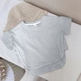 thumbnail image 4 of Tfken Soft Comfy Tops For Girls Daily Wear Holiday Short Sleeve Tees Tshirts Loose Fit T-Shirts Fashion Summer Children Trendy Clothes Size 6-7 Years, 4 of 5