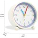 thumbnail image 2 of Reloj didáctico para niños, reloj de cuarzo con código de colores que aprende la hora sin tictac, con movimiento de barrido silencioso, funciona con pilas, para decoración de dormitorio infantil, 2 of 5