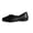 Black, variant on Women's Slip On Leather Ballet Walking Flats, Minimalist Square Toe Shoes, Soft Sole Daily Casual Loafers Beige