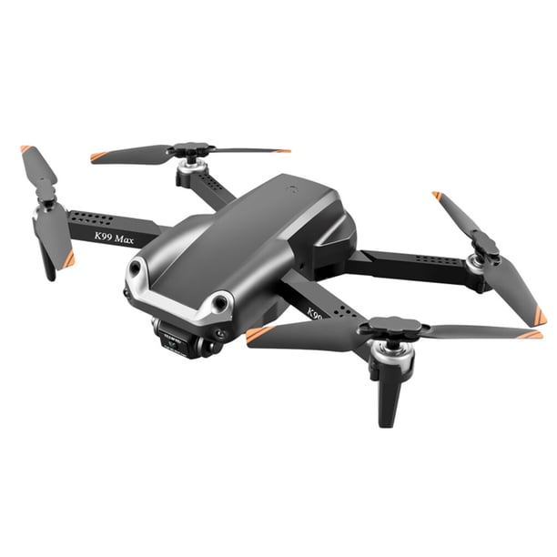Matsuzay Dron con cámara automático para evitar obstáculos, cuadricóptero con Control remoto recargable, modo sin cabeza, avión rodante de Accesorios para aéreos Negro 2 Celdas tipo 3