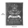 thumbnail image 2 of Funnil Best Uncle Flannel Throw Blanket from Niece and Nephew Father's Day Gifts 60x50inch Gray, 2 of 9