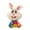 A, variant on Easter Wooden Hanging Sign Wooden Wall Stickers Bunny Eggs Outdoor Fence Decoration Indoor Scene