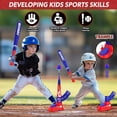 thumbnail image 4 of Juego de pelota en T Hepoasky 3 en 1 para niños, juego Toss Catch, 3-5 Y, 4 of 7