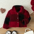 thumbnail image 3 of Vividxx Girl's Winter Coat Jacket Infant Girls Winter Long Sleeve Warm Plaid Coat Jacket Fall Clothes Fashion Coats For Boys And Girls 3-6 Months, 3 of 3