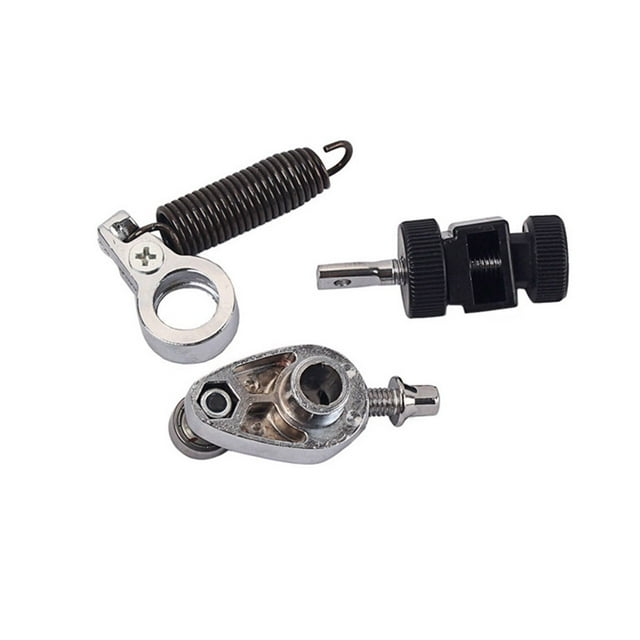 1 Set Metal Bass Drum Pedal Spring Portable Detachable Washable Drums Springs Components Professional Reusable Washable Replaceable Musical Instrument Screws