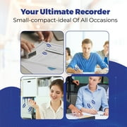 Outsmart Gadgets Digital Pen Voice Recorder - Audio Recordings - 1 Click Operation - Portable USB Playback - 16GB Storage - 250 Audio Hours - Audio Recorder for Lectures and Meetings and MP3 Player