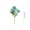 Light Blue, variant on COM1950s Faux Chrysanthemum Bouquet, Artificial Bush Bundle with Plastic Stems, Realistic Fake Flowers for Wedding Bridal Home Farmhouse Decor