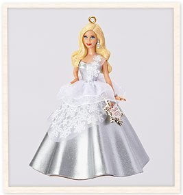 2013 holiday barbie ornament