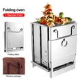 thumbnail image 3 of Parrilla Plegable ligera con Bolsa de almacenamiento de Acero inoxidable DYNWAVEMX, 3 of 8