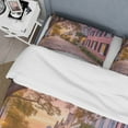 thumbnail image 4 of Designart "South Carolina Historic Charm Of Charleston Southern Elegance" South Carolina Bedding Covert Set - Landscapes Pink Modern Bed Set With 1 Sham, 4 of 6