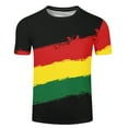 thumbnail image 3 of Zylanna Men's Casual T-Shirts, Fashion Crew Neck Short Sleeve Black History Month Shirts for Men Tee Multicolor Size 4XL, 3 of 4