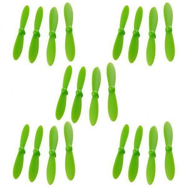 Milaget 2x20pcs Hélices à Vis pour Mini Drone Vert, Vert, 2 Pcs