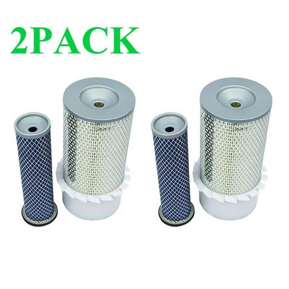 2Pair Air Filter Kit Fits Bobcat 641 643 645 741 743 751 753 763 6598492 6598362